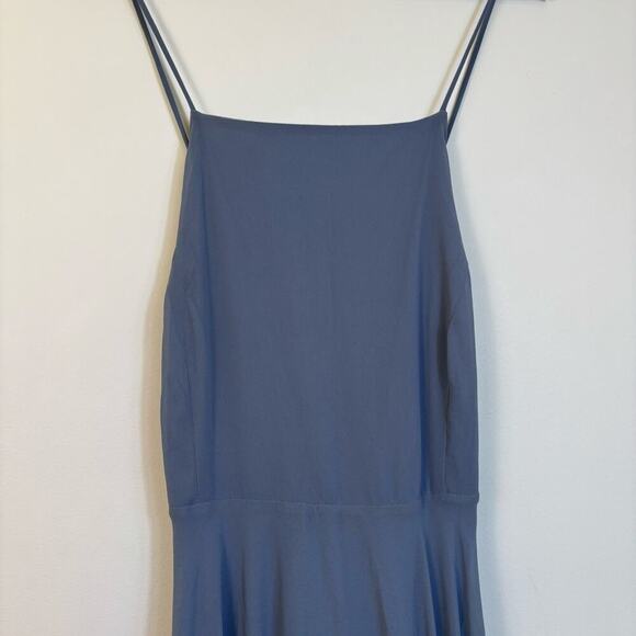 Lulus Mythical Kind of Love Slate Blue Maxi Dress Sz XL Bridesmaid Romantic NWT - Picture 12 of 14